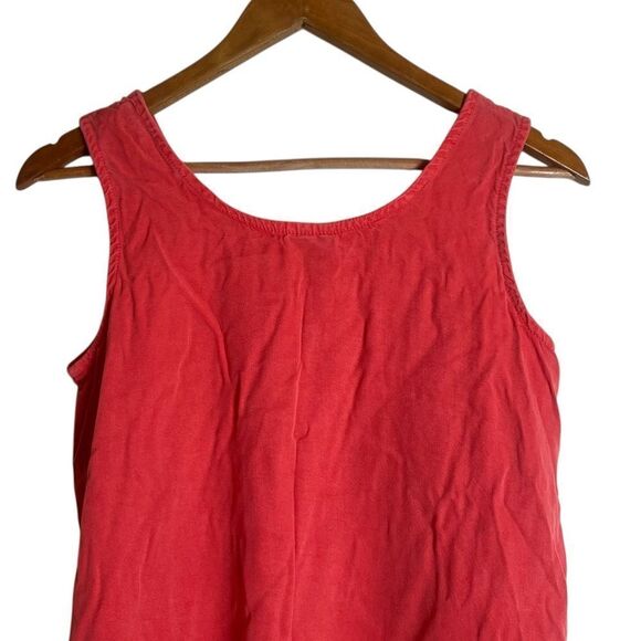 Click colour me cotton pink tank top. Size small - Picture 6 of 6